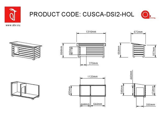 Cusca Caine Talie Medie, Cu Hol, Izolata Termic, Protectie Anti Ros, Cotet Caine DSI2-HOL, imagine _ab__is.image_number.default