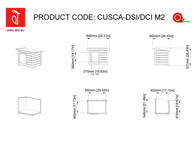 Cusca Caine Talie Medie, Izolata Termin, Protectie Anti Ros, Cotet Caine DSI2, imagine _ab__is.image_number.default