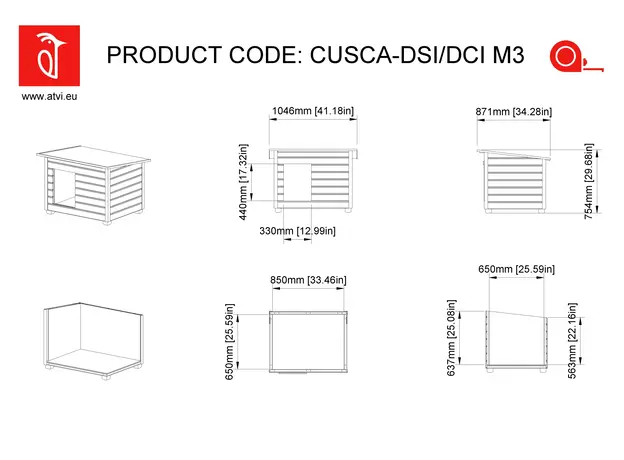 Cusca Caine Talie Mare, Izolata Termic, Protectie Anti Ros, Cotet Caine DSI3, imagine _ab__is.image_number.default