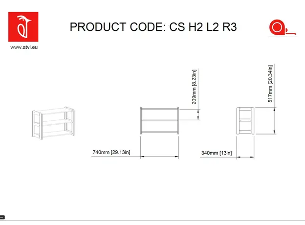 Raft Montessori pentru Copii Pentru Jucarii si Carti (H2 L2 R3) | Natur Imagine 13