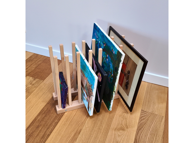 Art Storage Rack And Printed Materials (Height 45cm / 17.72 in), image , 2 image