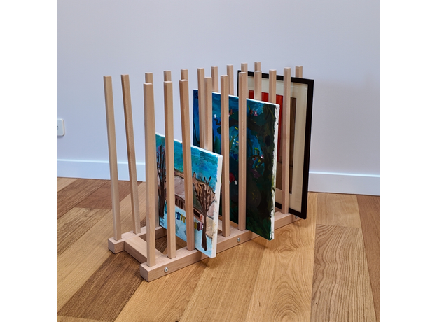 Art Storage Rack And Printed Materials (Height 60 cm / 23.62 in), image 