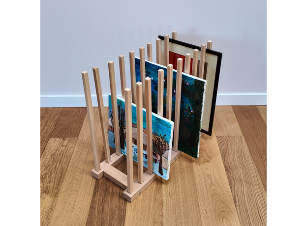 Art Storage Rack And Printed Materials (Height 60 cm / 23.62 in), image , 2 image