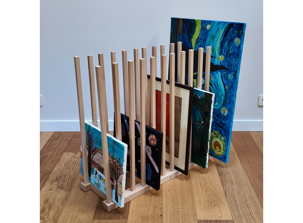 Art Storage Rack And Printed Materials (Height 75 cm / 29.53 in), image 